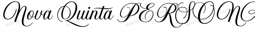 Nova Quinta PERSONAL字体转换